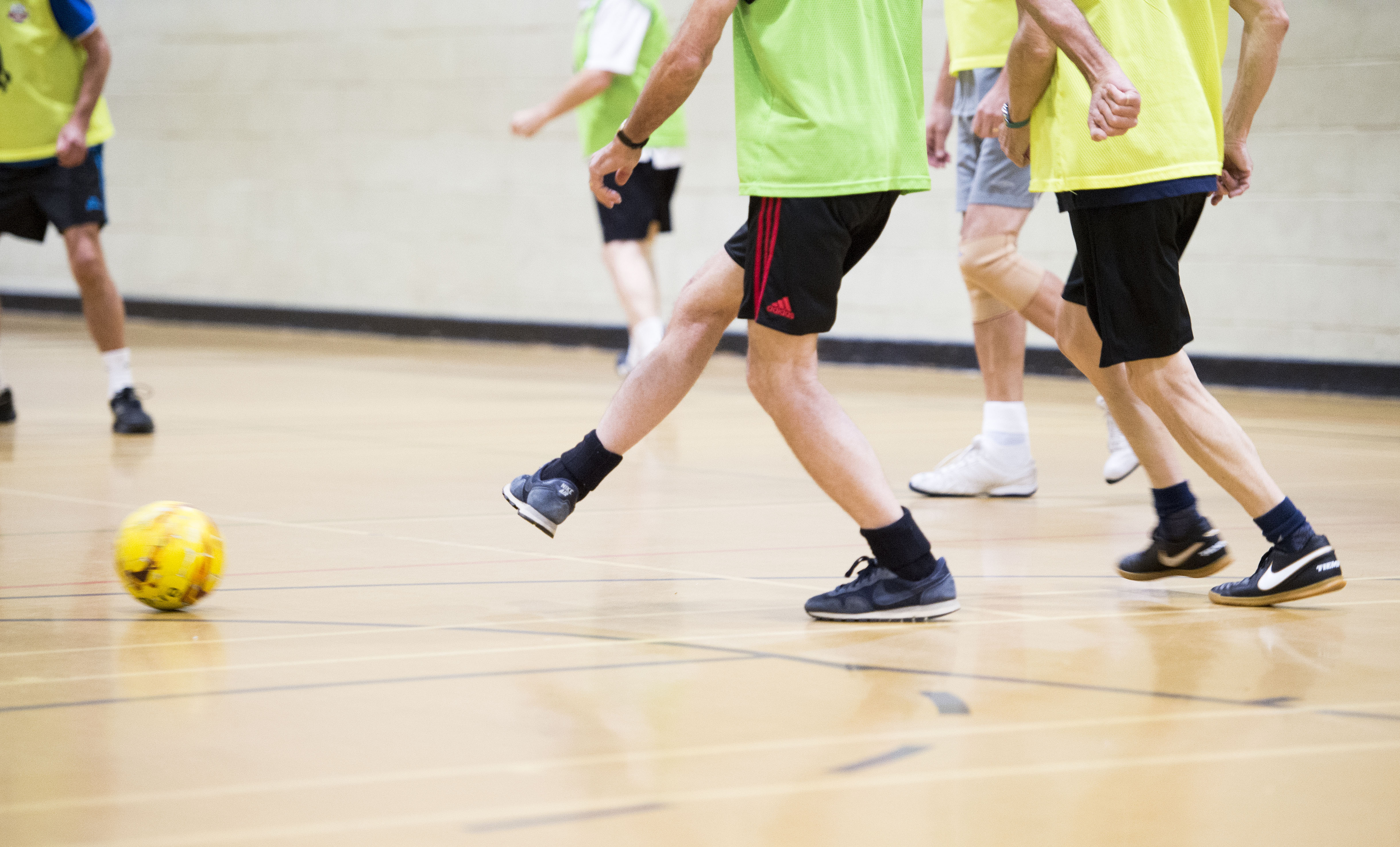 feet playing football