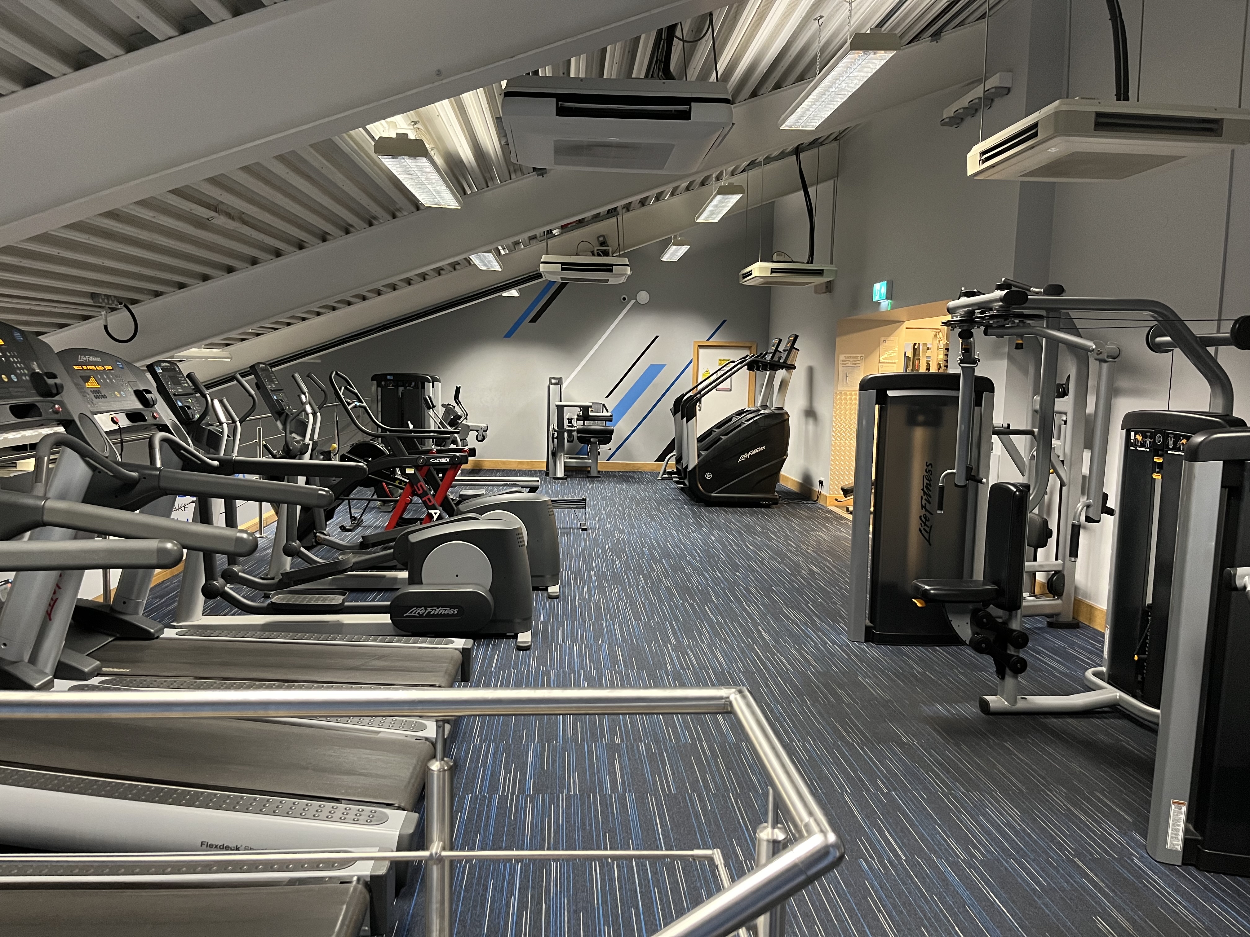 Upstairs Gym Equipment